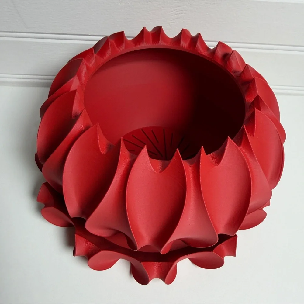 Abyssal Planter Pot, Planter with Drainage Tray, Houseplant Pot
